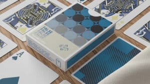 Set of false playing cards used for magic tricks and illusions.
