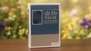 Fake playing cards designed for magic tricks and illusions.