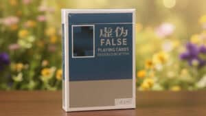 Fake playing cards designed for magic tricks and illusions.