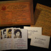 Vintage secret government documents and ID cards from Gemini Files magic trick.