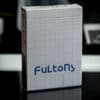 FULTON arcade-themed playing cards inspired by Gameboy design, perfect for gaming and magic tricks.
