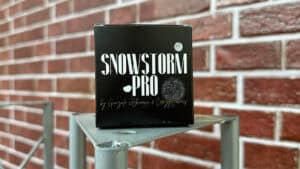 SnowStorm Pro magic trick box by Gonzalo Albiñana and CrazyJokers for illusion performances.