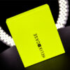Helix Case by Jeki Yoo for magic tricks, bright yellow box on black background.