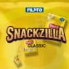 Snackzilla Classic snack packaging in yellow for delicious treats.