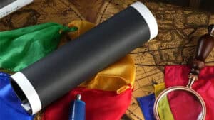 Chameleon Hanky magic trick performed by Hyunsoo Kim and Ethan Yip, showcasing illusion and sleight.