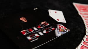 Close-up of playing cards for magic tricks by Mr. Daba from Big Small Big.