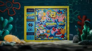 Quality SpongeBob SquarePants jigsaw puzzle for kids and fans, featuring colorful characters from th.