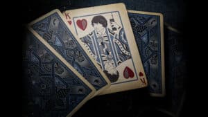 Playing cards from Stranger Things Hive Mind Special Edition by theory11.