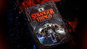 Stranger Things Hive Mind special edition card set by theory11 for magic tricks.