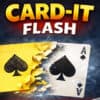 Card-It Flash magic trick with a torn playing card revealing a hidden ace.