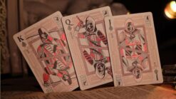 Assassin's Creed Legacy Version 2 Garnet playing cards featuring a black hidden blade motif. Perfect.