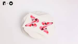 Butterfly-themed playing cards for magic tricks and illusions.