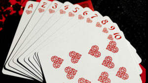 High-quality FULTONS Chinatown playing cards for magic tricks and card enthusiasts.