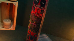 High-quality transparent card protectors for magic tricks and card displays.