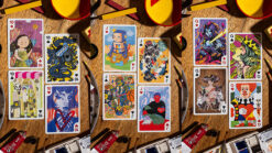 Playing Cards Featuring Bicycle Sari Sari (Code Red Edition) for Magic Tricks.