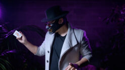 Thin Air illusion performed on stage by Bojan Barisic, showcasing stage elegance and captivating aud.