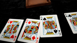 Close-up of King and Queen playing cards from Mirage Box by Stephen Chan & Bond Lee.