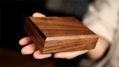 Wooden Mirage Box used in magic tricks by Stephen Chan & Bond Lee.