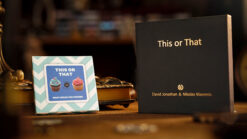 This or That magic game box with cupcakes and choices for entertainment.