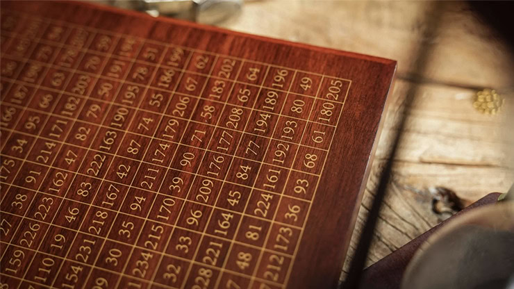 Destiny Calculus board for magic tricks and mentalism performances.