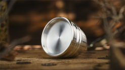 Aluminum alloy cups used in magic tricks for seamless illusions and sleight of hand.