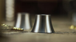 Metal weight balancing game for magic tricks and illusions.