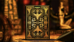 Egyptian mythology themed playing cards with keyhole design by TCC.