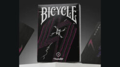 Bicycle Bolt playing cards with lightning design for magic tricks and card illusions.