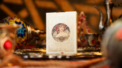 Elegant Mucha-inspired special edition playing cards by 52 MUSÉE, featuring intricate Art Nouveau de.