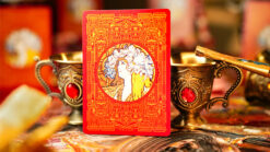 Mucha-inspired playing card from the Mucha Standard deck by 52 MUSÉE.