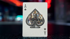 Ace of Spades featuring biker dogs in a collectible playing card design.