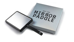 Mirror Paddle magic trick prop by Jeki Yoo for illusions and performances.