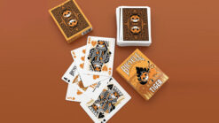 Bicycle Tiger playing cards featuring tiger design, perfect for magic tricks and card enthusiasts.