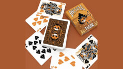 Bicycle Tiger playing cards featuring a tiger design, perfect for magic tricks and card enthusiasts.