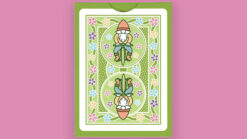 Colorful garden gnome illustration on a playing card, perfect for magic tricks and card games.