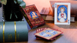 Disney Beauty and the Beast themed Bicycle playing cards with intricate design.
