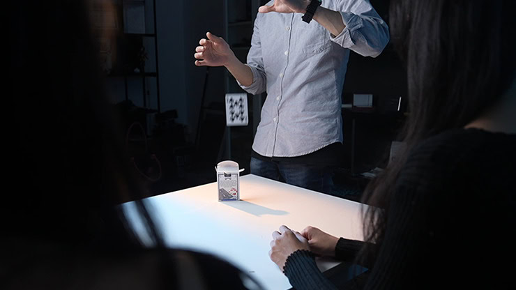 Demonstration of the Amor Watch modular magic system in action.