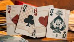 Playing cards featuring Odd Fellows design from Stockholm 17.