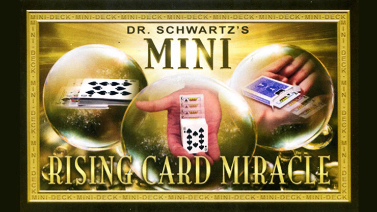 Close-up of the Mini Card Rise Miracle trick with playing cards by Martin Schwartz.