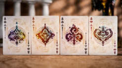 Greek mythology themed playing cards featuring keyhole design by TCC.