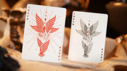 Joker card featuring Mr. Black V2 design with a stylized bird illustration.