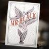 Mr. Black V2 gray playing cards for magic tricks and card illusions.