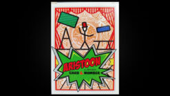 Colorful Aristoon card with numbers and symbols for magic tricks.
