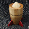 Wooden rocket toy for magic tricks and challenges, perfect for magic performances and entertainment.