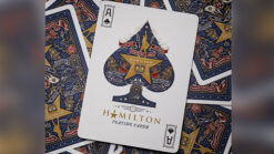 High-quality Hamilton playing cards featuring intricate spade design and premium craftsmanship.