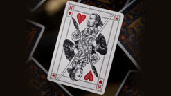 King of Hearts playing card from Hamilton deck by theory11, ideal for magic tricks and card illusion.