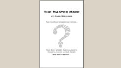 Close-up of "The Master Move" magic trick instructions by Mark Strivings.
