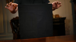 Handkerchief vanish trick with Tri-Vanish method by TCC Team for magic performances.