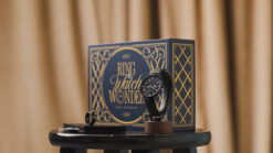 Ben Seidman's Ring Watch Wonder trick with a watch and ring on a black table.