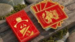 MOUTAI Red Limited Edition playing cards with vibrant design and premium quality.